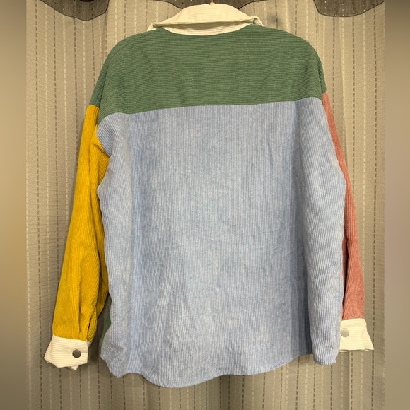 SHEIN Multi-Colored Ribbed Top - Picture 3 of 5